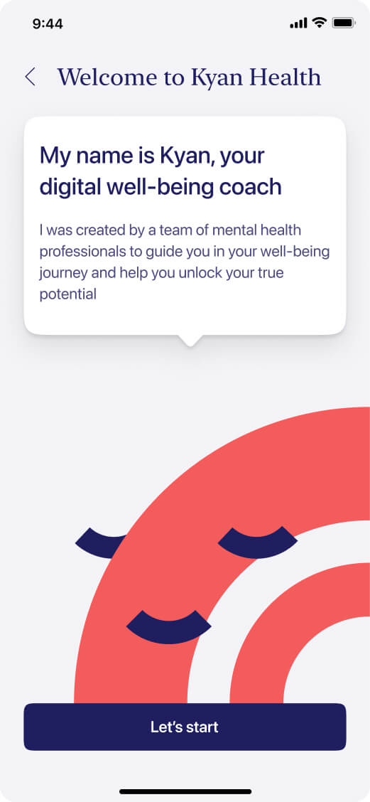Kyan Mobile App Mockups